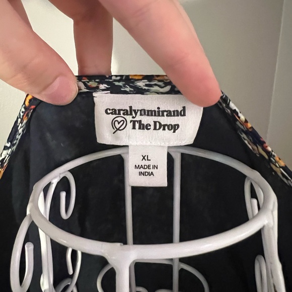 Caralyn mirand THE DROP floral wrap top XL - Picture 4 of 5